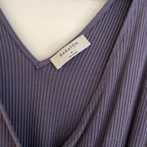 Aritzia Babaton Lido Bodysuit in Fog/Gray - Picture 3 of 14